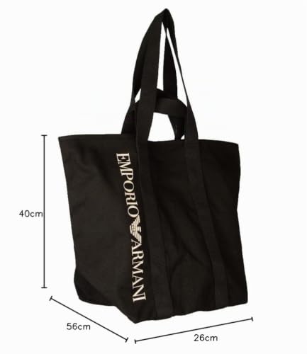 Emporio Armani Unisex Logo Shopping Beach Bag para tus jornadas de playa y piscina 3