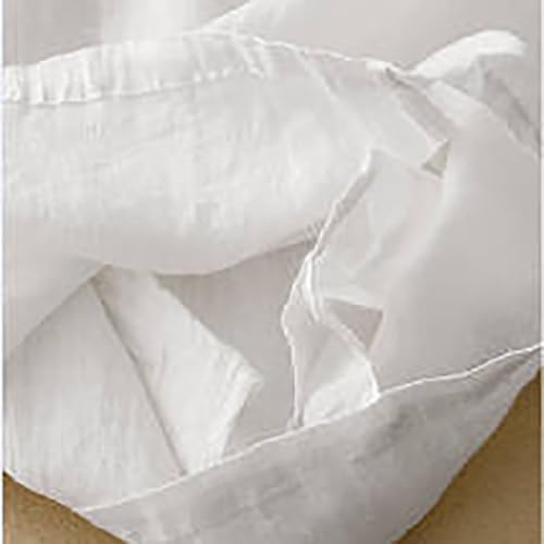 Women's Culottes Linen Cropped Pants with Pockets Wide Leg Pants Elastic Waist Casual Palazzo Trousers 2025 Fashion4