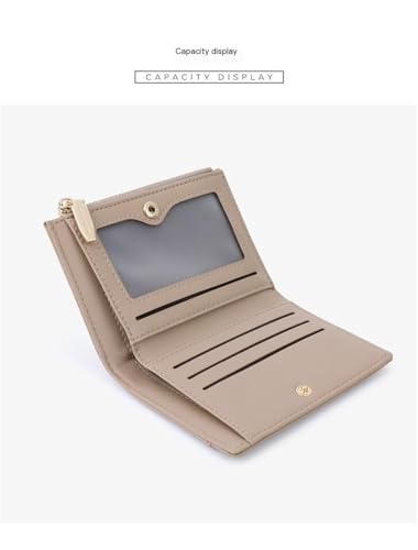 Women's Coin Purse with Multiple Card Slots(Apricot)4