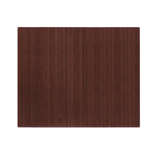 Anji Mountain Office Chairmat Thickest & Sturdy Bamboo Chairmats Highly Premium Quality Anti-Slip Heavy Duty for Multi-Purpose Hardwood Floor Office & Home Floor Protector Office Chair mat-5mm Thick - Thumbnail 2