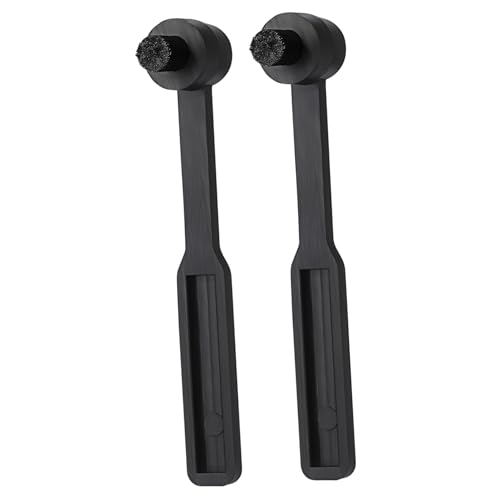 Sewroro 2 Piezas Cepillo Limpiador para Agujas De Tocadiscos Nylon para Limpieza Precisa De Agujas Vinilo Compacto Portátil Multiusos
