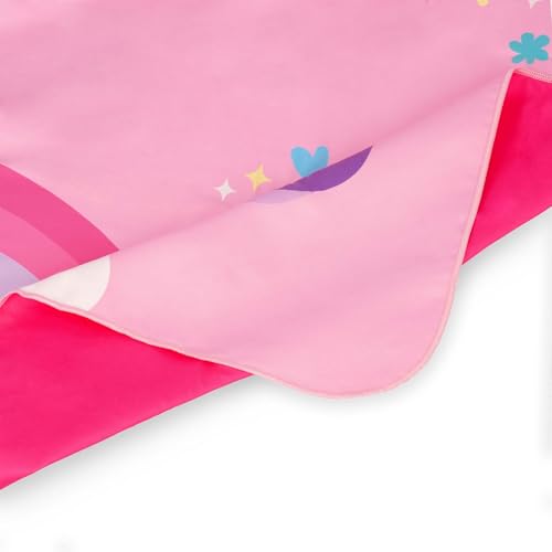 Legami - Kinder-Strandtuch, Poncho-Handtuch, Bademantel aus Mikrofaser, kompakt, leicht, schnelltrocknend, Ultra-absorbierend, Kapuzenhandtuch, Einheitsgröße