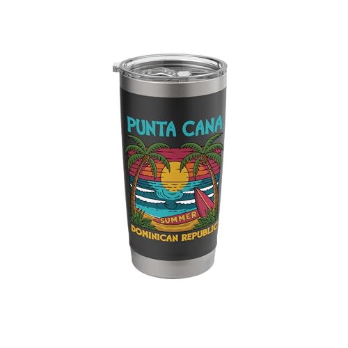 Punta Cana Family Vacation 2026 Matching Dominican Republic Stainless Steel Insulated Tumbler