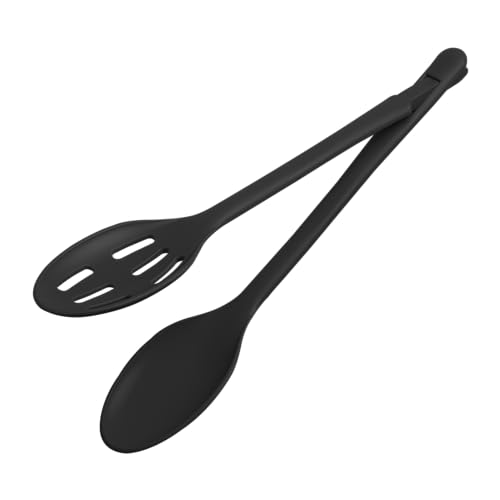rena germany® Salat und- Vorlegebesteck - 1 Stück - Hitzebeständig - Spülmaschinengeeignet - Made in Germany mit 5 Jahren Garantie (Schwarz)