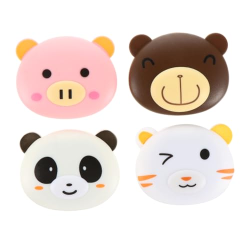 Set Da Viaggio Per La Degli Occhi Con Custodia Per Lenti a Contatto Con Stampa Animalier a Prova Di Perdite e Robusto