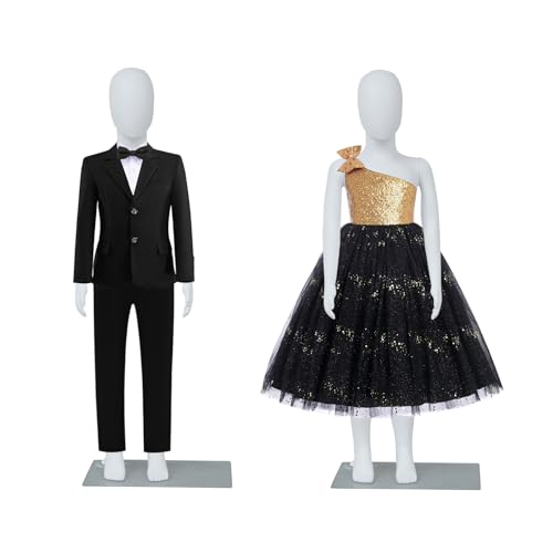 Male Female Dress And Child Mannequin Body Forms Set Of 3 Pcs - White