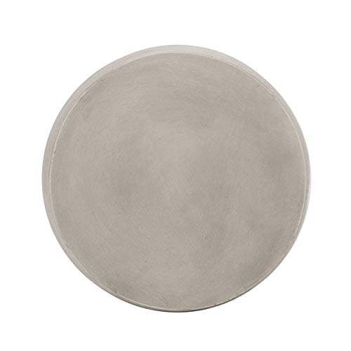 Christopher Knight Home Phoebe Outdoor Contemporary Lightweight Concrete Accent Side Table, Grey #TOP29