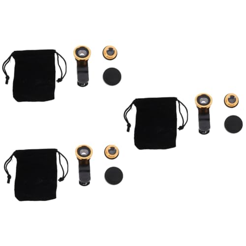 OSALADI 6 Sets Mobile Phone Fisheye Lens Fish Eye Lens for Camera Phone Macro Lens Wide Angle Smartphone Lens Telephoto Lens Smartphones Phone Wide Angle Lens Cell Phone Plastic Magnifier