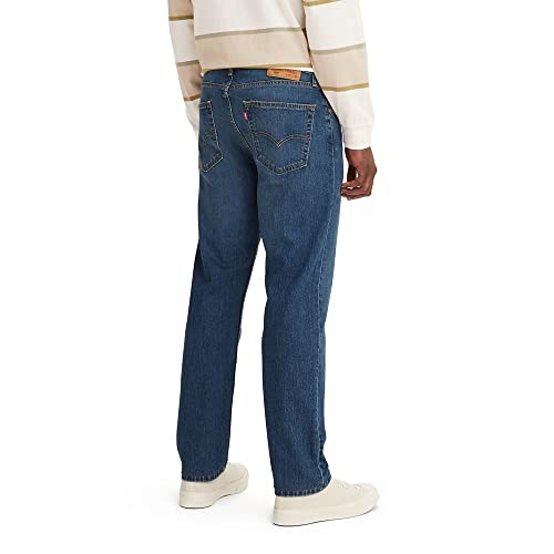 Image of Levi's Men's 502 Taper Fit Jeans (Also Available in Big & Tall), Records on-Dark Indigo Worn in, 42W x 32L
