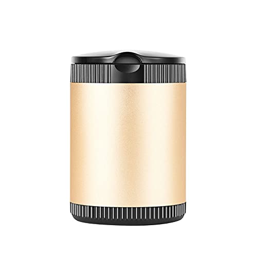 MRKU Cendrier de Voiture en céramique créatif avec Couvercle Multifonction et éclairage intégré, 102 x 65 mm