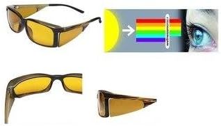 Eschenbach No. 1663115 Wellnessprotect EYEGLASSES SUNGLASSES Smal Frame - WITH 15% transmission - 100% UV PROTECTION - INCLUSIVE case