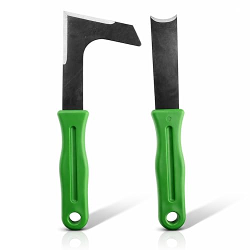 Navoys 2pcs Garden Weeder Tool Set - 20cm Iron Weed Removal Tool Set...