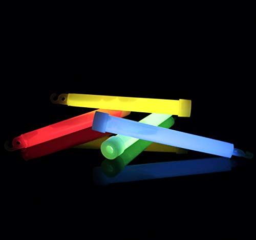 Bastões Neon de Luz Química para Emergências - Lightstick para Camping Mergulho - Glow Sticks Person