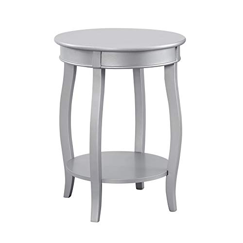 Powell Furniture Powell Round Shelf, Silver Table, #TOP10