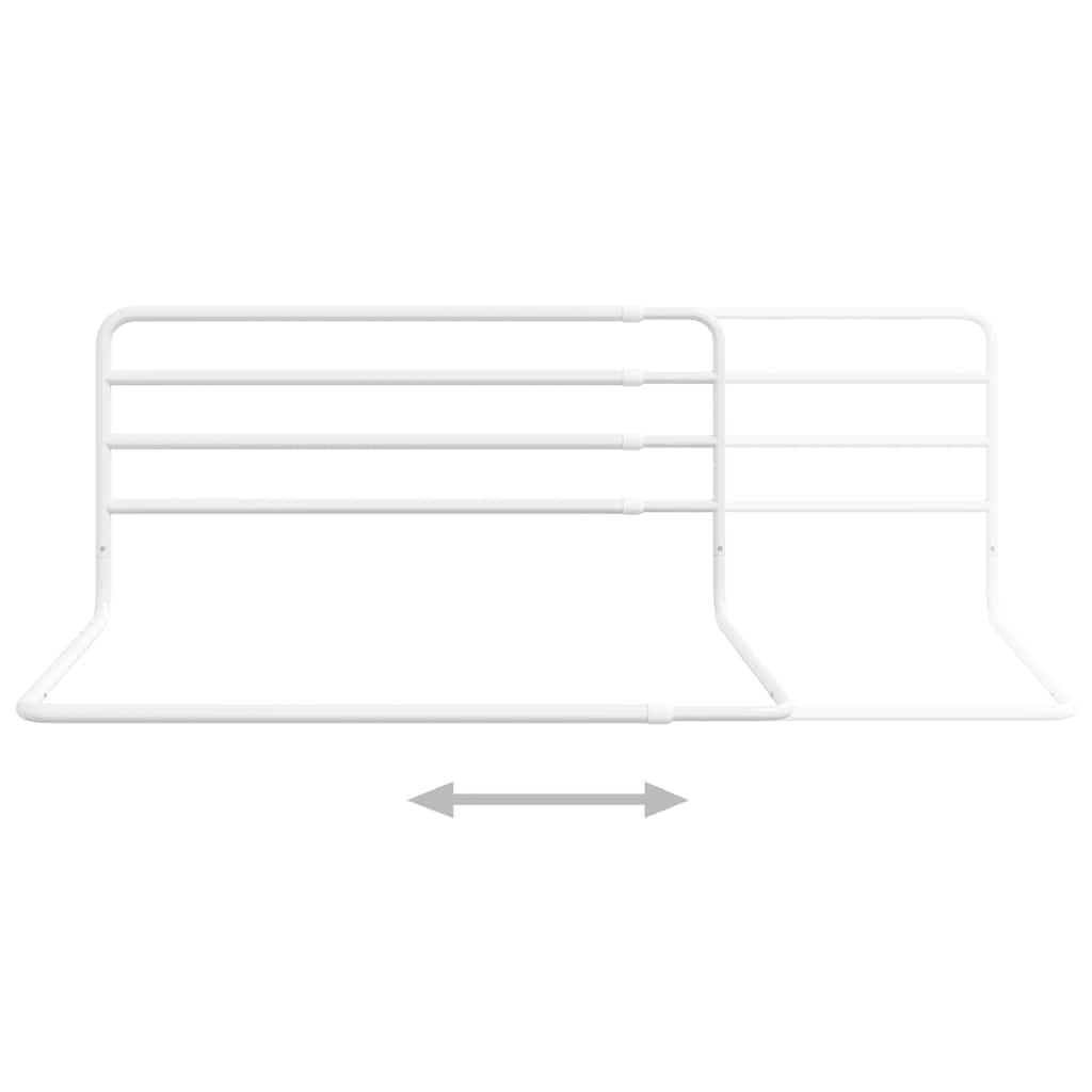 vidaXL Sponda Letto di Sicurezza per Bambini (76-137) x55 cm in Ferro