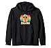 Funny Idaho Potato Sunglasses Vintage Distressed Tee Zip Hoodie
