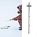 Menolana Ice Drill Auger Extension Rod, Ice Insert 50 cm, Outdoor Sturdy Ice Burrowing, Ice Drill Tool, Ice Chisel for Sea Fishing