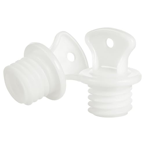 IWOWHERO Tapones de Goma Reutilizables para Bolsas de Agua Caliente Tapón de Repuesto Antifugas Mediano 20 MM Pack de 2 Unidades Compatibles Mayoría de Bolsas para Mantener el Agua