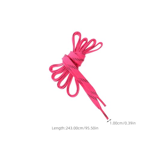 VANZACK 1 Par De Cadarços Encerados Para Patins De Hóquei No Gelo Cadarços Esportivos Da Moda Cadarç