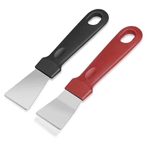 Thinp Stainless Steel Super Scraper for Ovens, Stoves, Induction Hob, Freezer - None-Scratches Putty Scraper for Kitchen Cleaning - 15.3 * 3.4cm/6.02 * 1.34inch