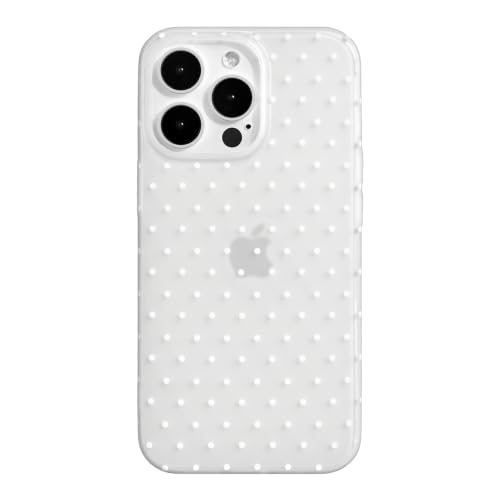 Coque iPhone 14 Pro souple protection mince à motif pois esthétiques