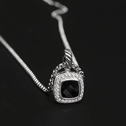Designer Cubic Zirconia Necklace Inspired Antique Twisted Cable Wired CZ Pendant Necklace Fashion Brand Jewelry for Women Gift4