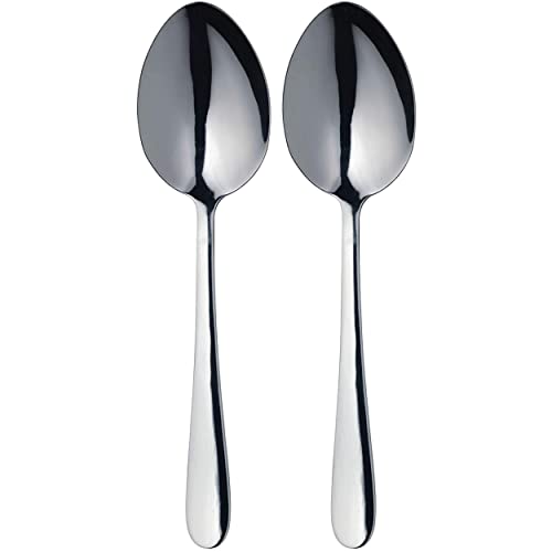 Kitchen Craft Master Class - Juego de 2 cucharas para Servir (Acero Inoxidable) Cover