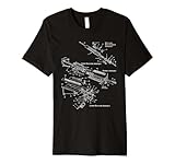 AR-15 Blueprint Shirt - AR15 M-16 Gun Nut Rifle TEE