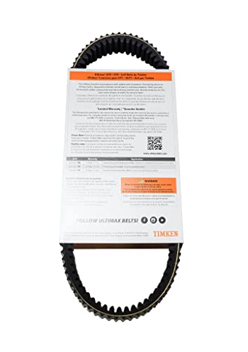 Ultimax Ua Atv Ua483 Drive Belt For Cf Moto 500 Cforce Uforce Zforce Rancher Oem Replacement For 0180-055000-0001 0Jy0-050001 With Decal Pack (Made In Usa) #TOP4