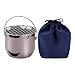 FytStycale Camp with Grill Grid Multifunction Camping Burner for Grilling Warming Indoor Outdoor Barbecue, Purple Pink