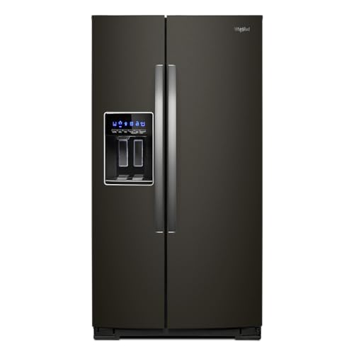 Whirlpool WRS588FIHV 28 Cu. Ft. Black Stainless Side-by-Side...