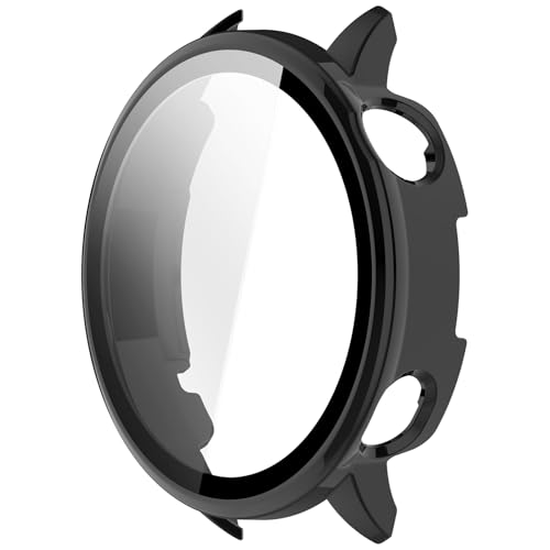 Thin Profile Moderated Glass PC Shielding Full Body Defense & Effortless Removal Shockproof Case for 16mm Smartwatch