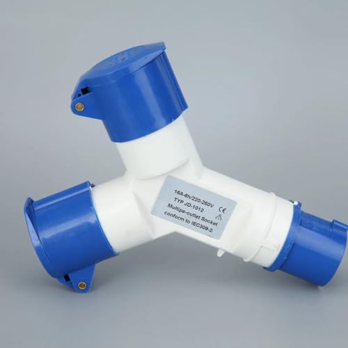 Enchufe industrial de 3 pines 16A y 220V ideal para conexiones seguras IP44 6