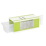 ZHOUM Multifunktionaler Gemüseschneider Handheld Boxed Food Gemüse Karottenhacker Sicherheit Edelstahl