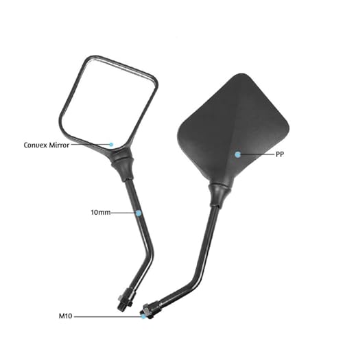 Espejo universal moto gran angular con sistema activo antivibración 4