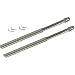 Ateliers28 Owalne karnisze 10 x 5, 2 drążki ze stali 70 – 110 cm, chrom T10015036