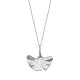 Material: Sterling Silber 925 XENOX XS1982 Damen Collier Blatt Ginkgo Sterling-Silber 925 Silber 45 cm