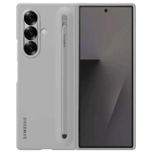 Image of Magnetic Original for Samsung Galaxy Z Fold 7 Case /Cover with S Pen | 360 Full Protection Cover | Slim Matte Hard Back Case | Premium Shockproof Design Durable, Ultraslim (Grey)