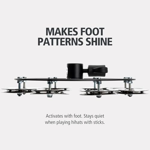 image for Meinl Percussion Meinl Cymbals HTHH1BK Mountable Hihat Tambourine with