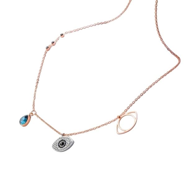 SALTY Fashion Sapphire Neck Chain for Women & Girls | Evil Eye Necklace | Pendant | Locket | Fancy & Stylish | Birthday Gift | Aesthetic Jewellery | Accessories for Everyday Wear (B0CTK6WPCQ) Amazon Price History, Amazon Price Tracker