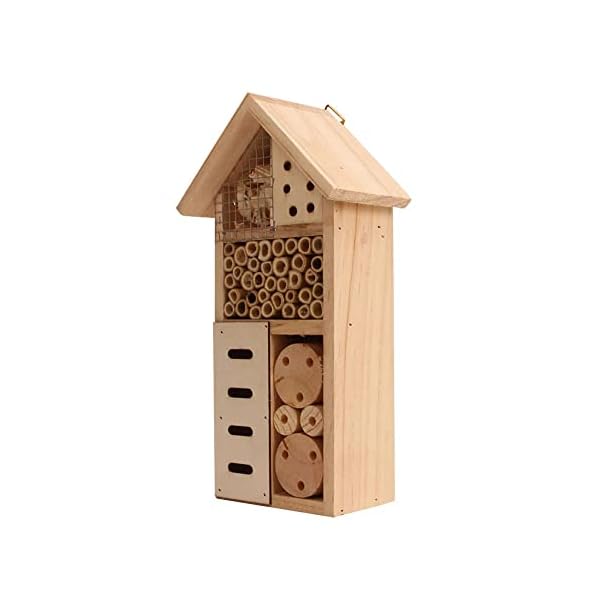 N / B Natürliches Insektenhaus aus Holz, Schmetterlingshabitat im Freien, viele andere nützliche Insektenhotels…