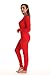 Just Love Women's Thermal Underwear Pajamas Set 95862-RED-M