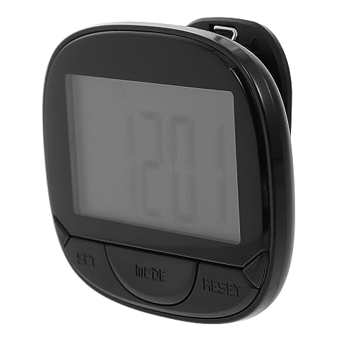 ifundom 1 Set Portable Fitness Pedometer with Clip Step Counter for Walking Running and Jogging Tracks Steps Distance Calories Burned User Friendly Screen Display Lightweight Random Color