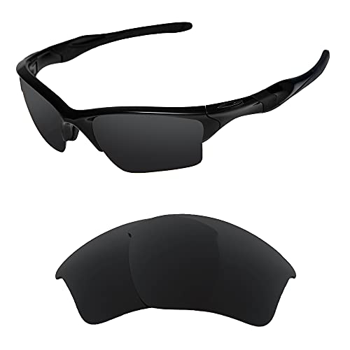 HiCycle2 Polarized Replacement Lenses for Oakley Half jacket 2.0 XL Sunglass-Multi Options (black)
