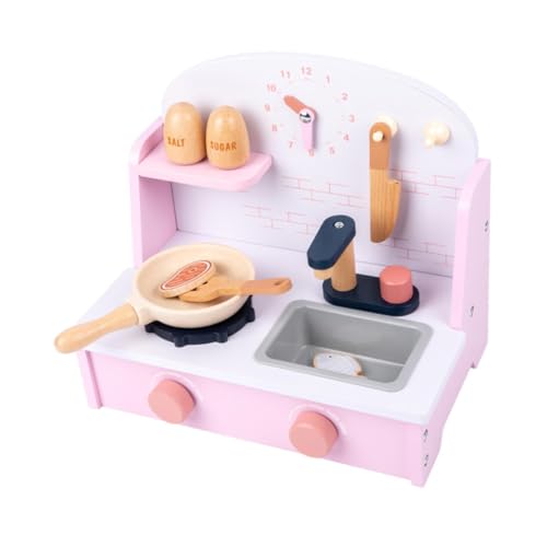 Cuisine jouet pour tout-petits avec plaque de cuisson simulée pour enfant