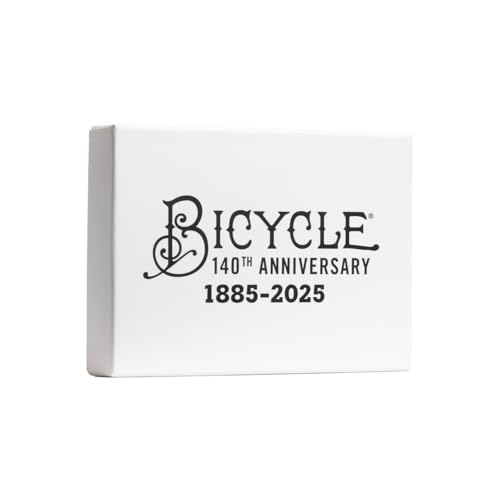 Image of Bicycle 140th Anniversary Limited Edition Exclusive Playing Cards Set with 1 oz Pure Gold, 1 oz .999 Fine Silver, or Bronze Commemorative Collector Coin (Mystery Unboxing Coin)