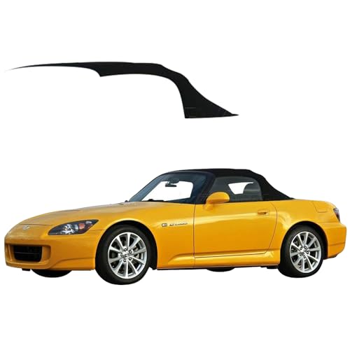 Sierra Auto Tops Replacement Convertible Top with Heated Glass Window, fits Honda S2000 2002-2009, Premium Canvas Cloth, Black
