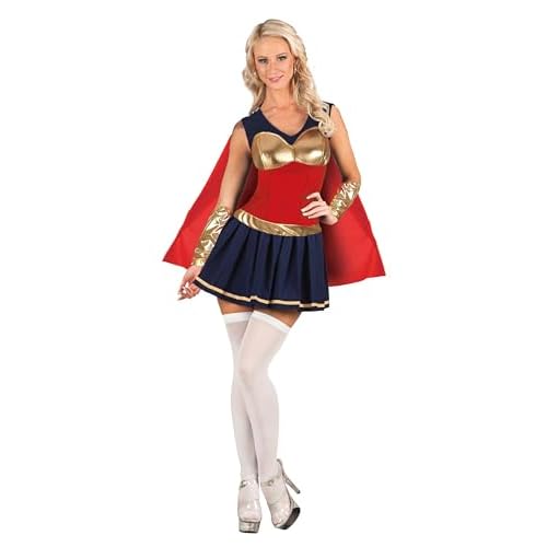 Ciao Super Hero Girl Wonder Angel disfraz disfraz niña mujer adulto (Talla única 40-42)