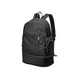 Genérico Mochila Plegable – Tela Oxford | Mochila Deportiva Con Compartimento Zapatos | Ligera Hombre Mujer Senderismo Camping Viaje Bici Natación Equipo Pieza Útil Objeto Pro Detalle Diseño Kit Ruta