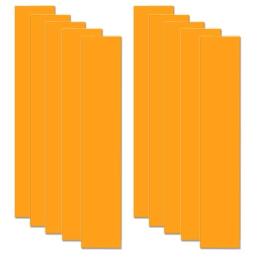 Image of ZiftMART Zero Gap Woodworking Tape - 10pcs, 2x14 Inch, Precision PVC Adhesive Strips for Miter Saw & Woodworking, Strong Adhesion, Durable & Easy to Use (Yellow)